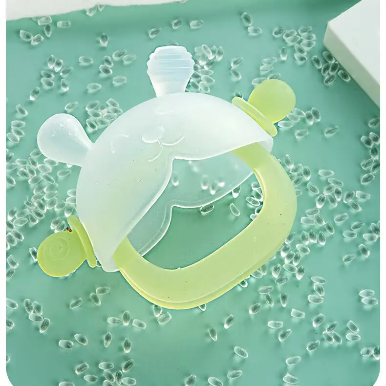 FREE CASE ( Tempat Penyimpanan ) | Silicone Hand Teether Bracelet Gelang Mainan Gigitan Bayi Premiun Silicone 4