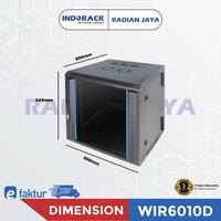Gambar Wallmount Rack INDORACK WIR6010D Double Door Rak 10U Depth 600mm dari RADIAN JAYA Kota Administrasi Jakarta Utara 5 Tokopedia
