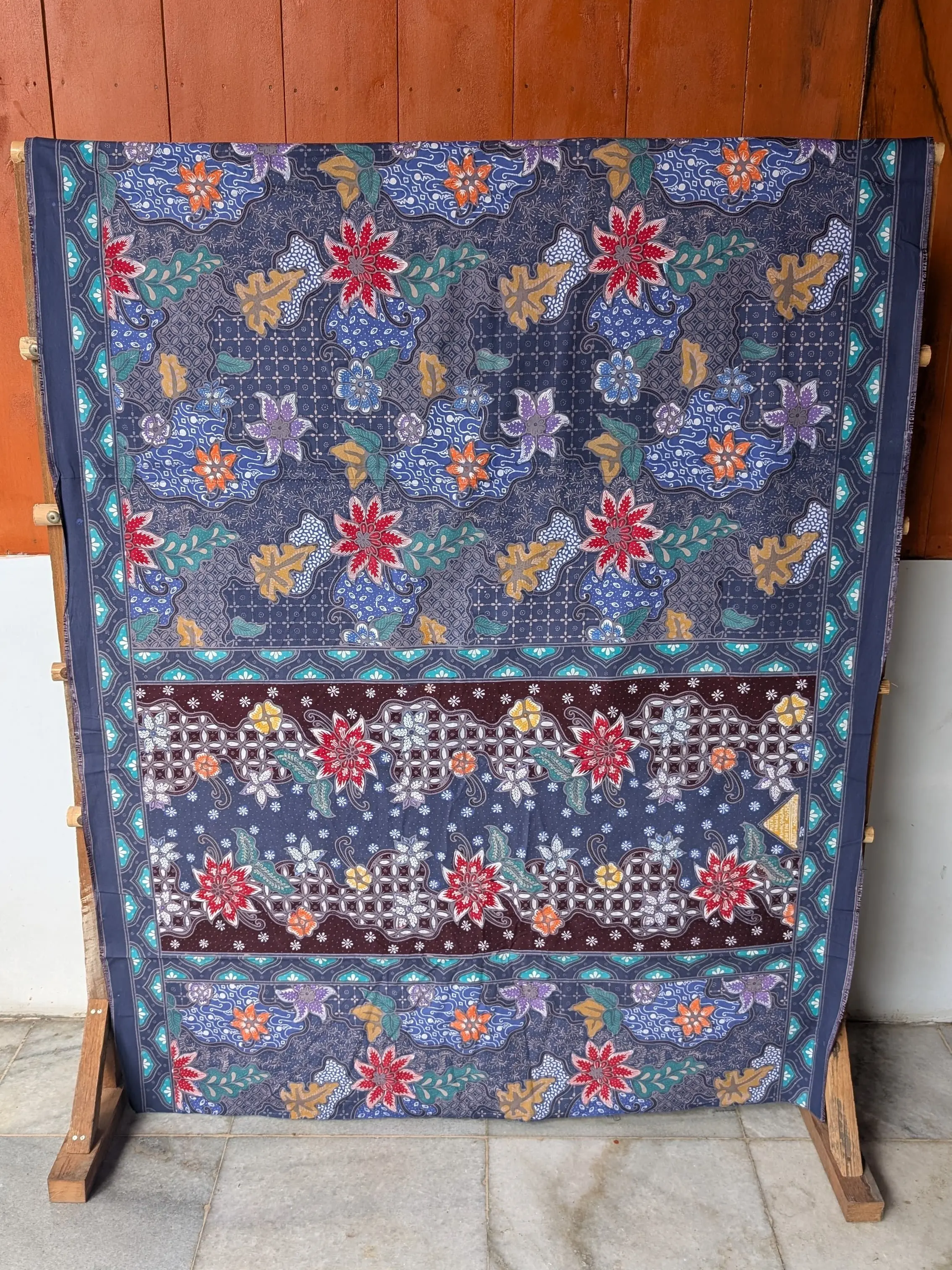 Sarung Batik PM kencana Soro istimewa putri mawar Cap Kombinasi Tulis Katun Primisima Super- Model Sarung Wanita lombok