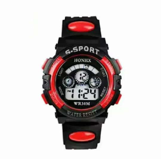 Jam Tangan Rubber S-Sport 1790 Honhx Geneva Digital Terlaris Sport Harga Grosir S-1790 JF038 A233