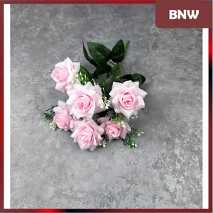 [COD] BUYNOW - Bouquet bunga P135 CIP (x6) Mawar Lancip Artifisial Dekorasi Tanaman