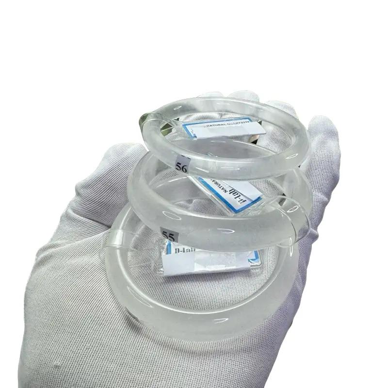    Đ á NG.O.C bọt nước - bạch nguyệt quang  Vòng tay bảng khối đá Băng bạch ng.oc. khởi quang nh ẹ thiên nhiên dùng hàng ngày dùng làm quà tặng 