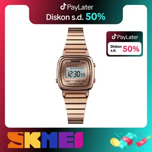 Jam Tangan Wanita Digital Tali Stainless SKMEI 1252 | 1901