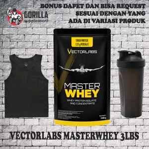 vectorlabs Masterwhey 3lbs 3lb Master Whey vector labs Whey Protein Concentrate Isolate Protein