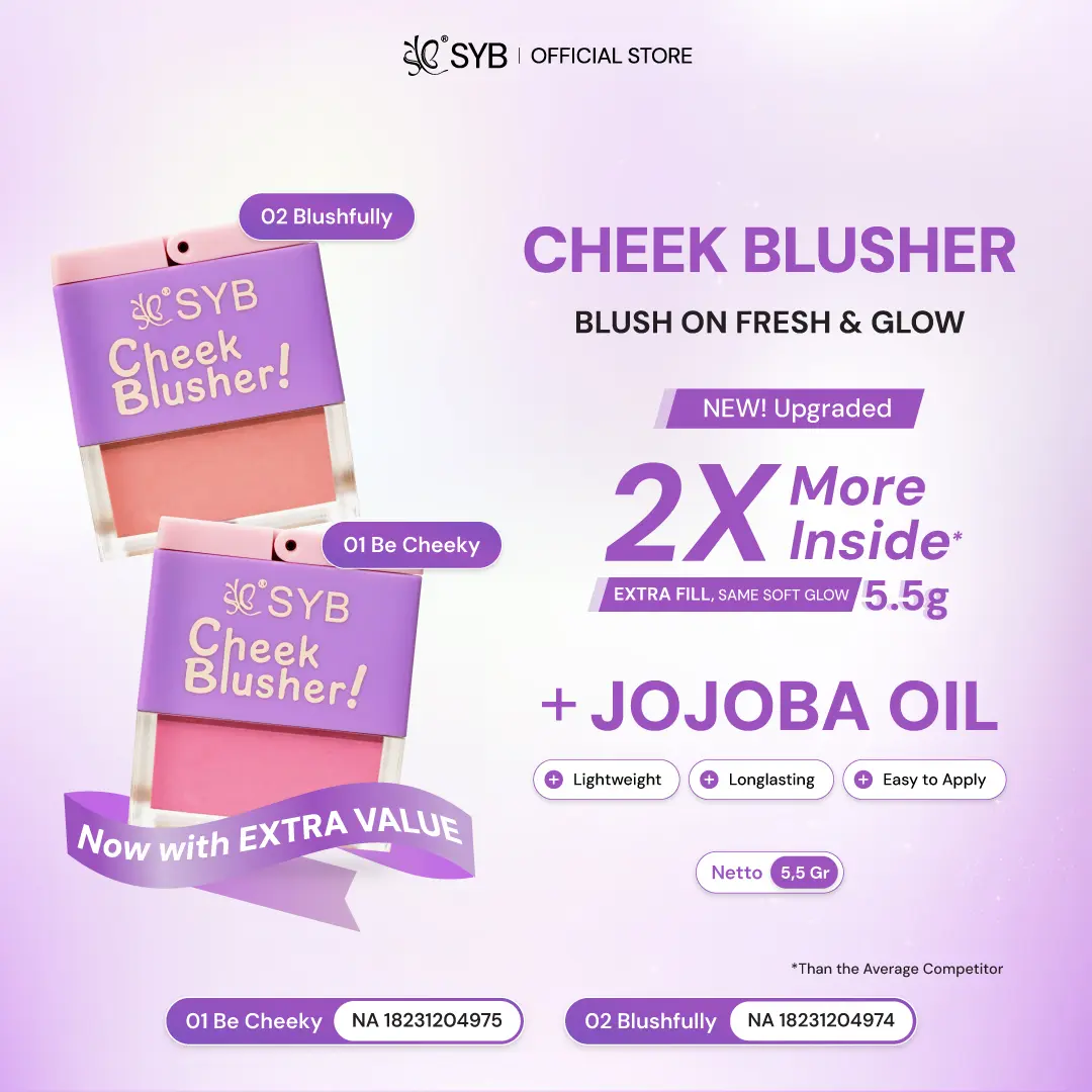 【BEST SELLER】NEW SYB CHEEK BLUSHER [Blush On Fresh and Glow]