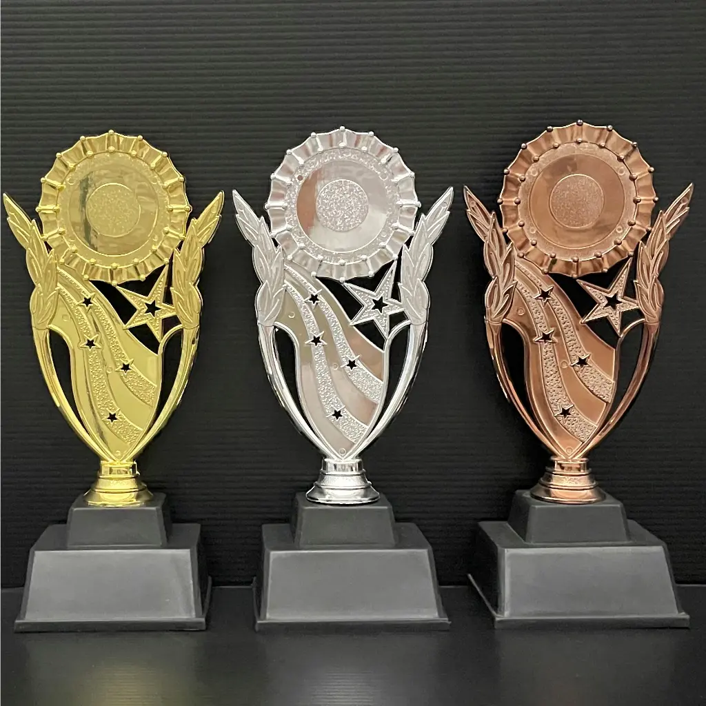 Plastic Trophy BE-SM006 Screw Medal (Hadiah Sukan Sekolah Dan Anugerah Cemerlang) Piala Cenderahati.