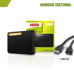 Hardisk Eksternal 500GB USB 3.0 Portable Hdd Storage Sata Compatibel Laptop, Mac, PC harddisk game