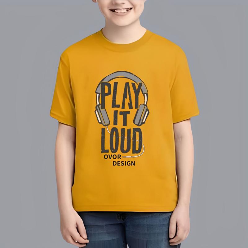 Baju anak Kaos anak Lengan pendek kaos junior Kaos anak tanggung 2