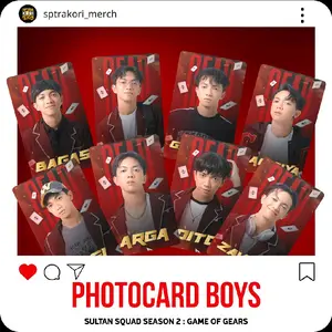 [GOG001] SAPUTRA KORI MERCHANDISE OFFICIAL PHOTOCARD SULTAN SQUAD SEASON 2 BOYS VERSION