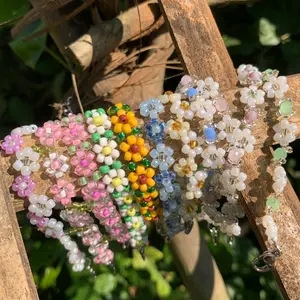 Daisy Bracelet Stainless steel Gelang manik Daisy