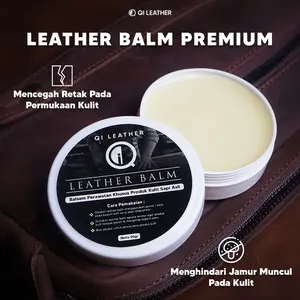 Leather Balm – Balsem Perawatan Kulit Asli |  Pembersih & Pelembap Kulit | Anti Kusam & Retak Untuk Sepatu, Tas, Jaket, Dompet 50 gram