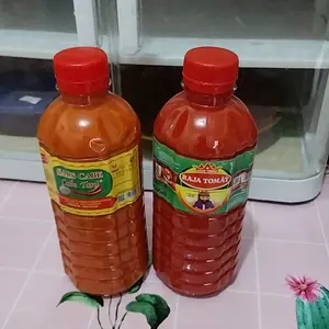 PAKET SAOS KOMPLIT ISI 2 BOTOL SAMBAL PEDAS 500 ML DAN SAOS TOMAT 500 ML BPOM HALAL [SL]
