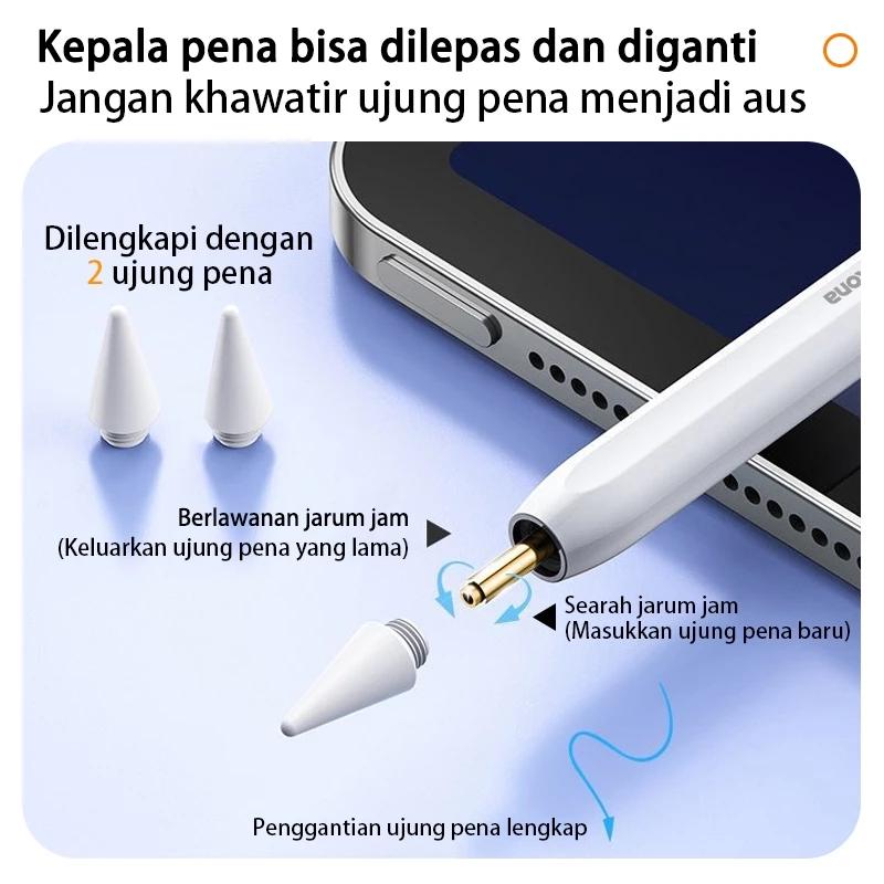【Beli 1 Gratis 1】Kkimi Stylus Pen Universal Capacitive Android Ios Windows Tablet Magnetic Touch Screen 【Beli 1 Gratis 1】Kkimi Stylus Pen Universal Capacitive Android Ios Windows Tablet Magnetic Touch Screen