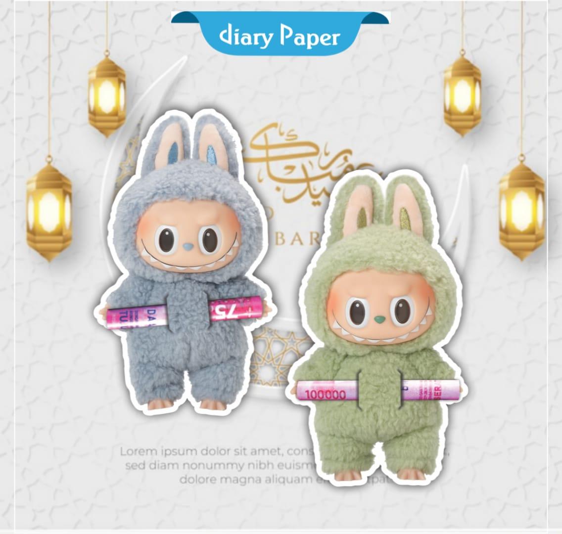 Amplop lebaran 2025 amplop labubu 3D viral amplop anak lucu