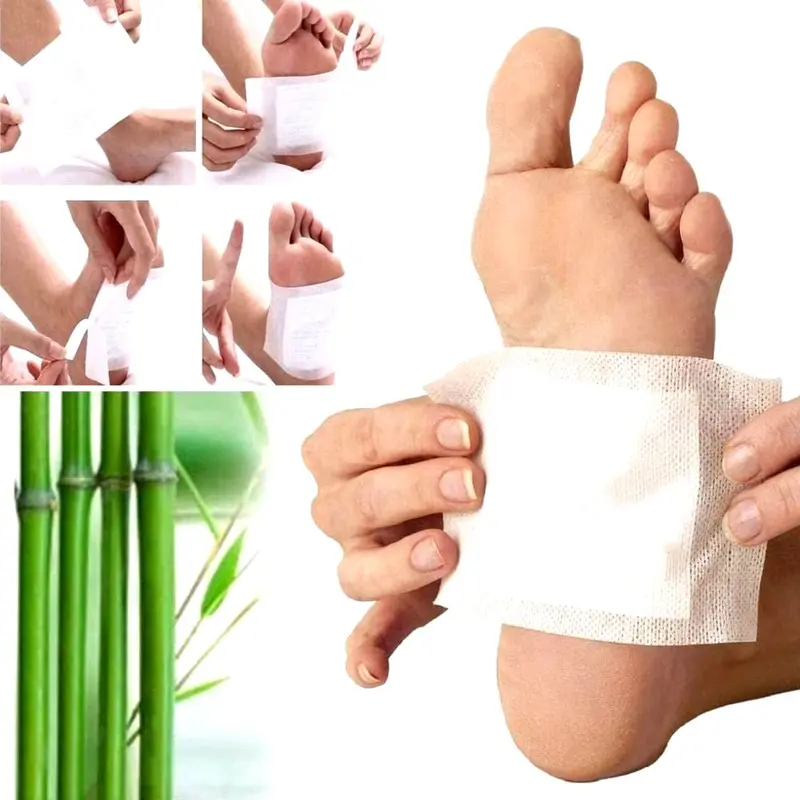 Koyo Kaki Kinoki Putih 1 Box isi 10pcs Koyo Kesehatan Ampuh Menghilangkan Racun Tubuh Kinoki Gold 1 Box Tangan & Kaki - Hand, Foot 4