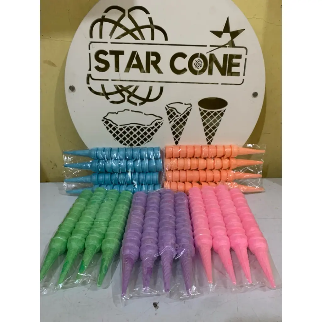 STAR CONE cup MINI es krim ulir 1pack isi 40pcs diameter 3cm tinggi 9cm Kitchenware