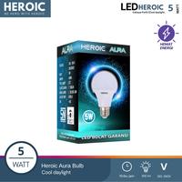 Gambar Heroic Lampu Bohlam LED Aura 5W Cahaya Putih Hemat Energi dari Heroic LED_NEW Kab. Tangerang 2 Tokopedia