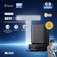 Gambar [Trusted Worldwide] Ecovacs DEEBOT T80 OMNI Robot Vacuum Cleaner Sapu Vacum Pel Vakum Mop - T80 Omni Black dari Ecovacs Indonesia Kota Tangerang 1 Tokopedia