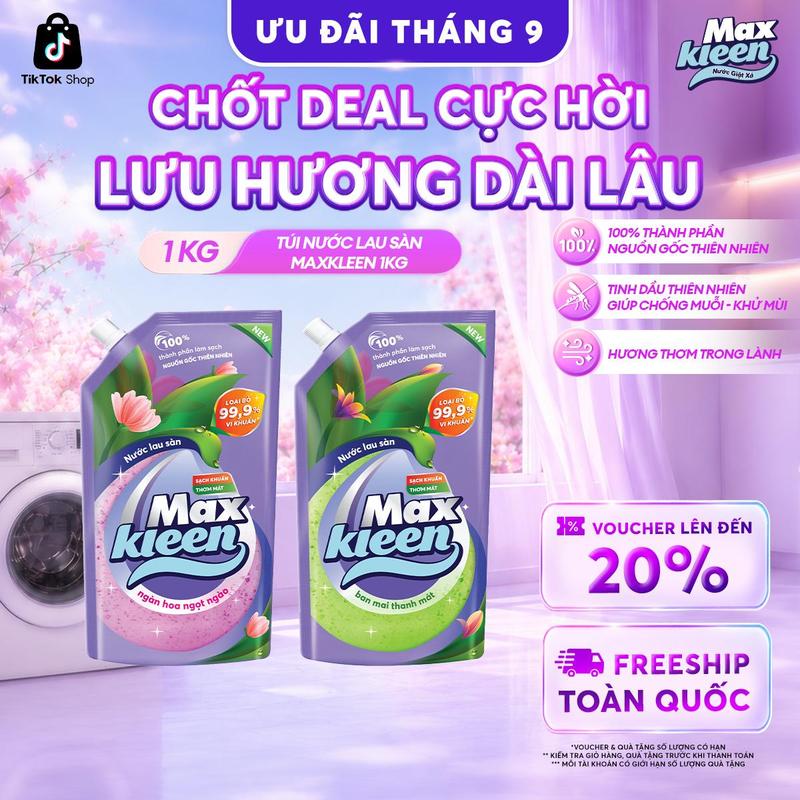 Túi Nước Lau Sàn Làm Sạch MaxKleen 1Kg