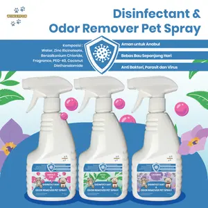 Disinfectant & Odor Remover Pet Spray - Desinfektan & Penghilang Bau Kandang Kotoran Litter Box Kucing & Anjing - Wonderpaw
