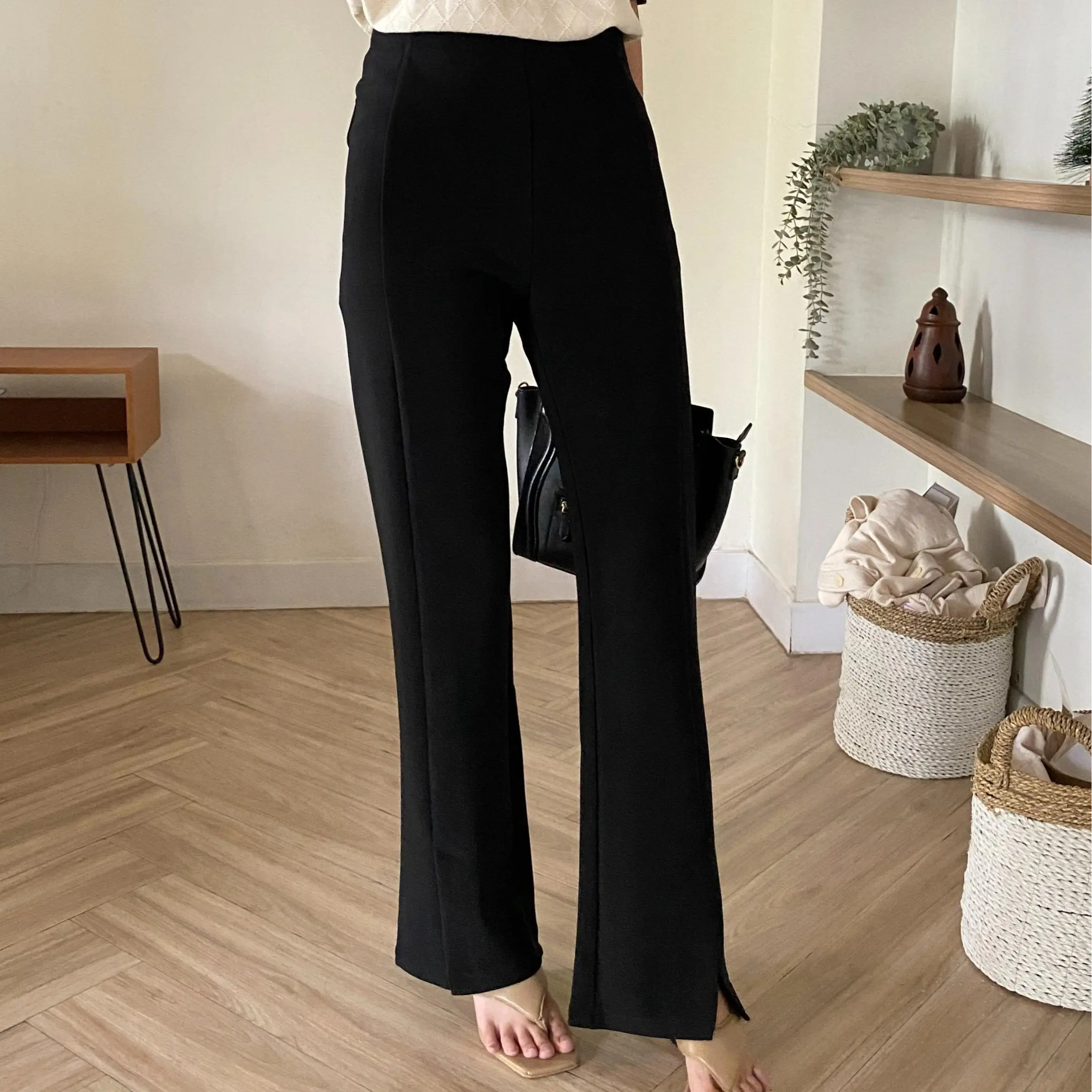 BASICSUNDAY - patricia bootcut pants
