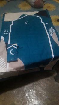 Product Review of Sajadah travel Khasmer Souvenir sajadah souvenir pernikahan souvenir haji dan umroh sajadah jumbo from T**I 0