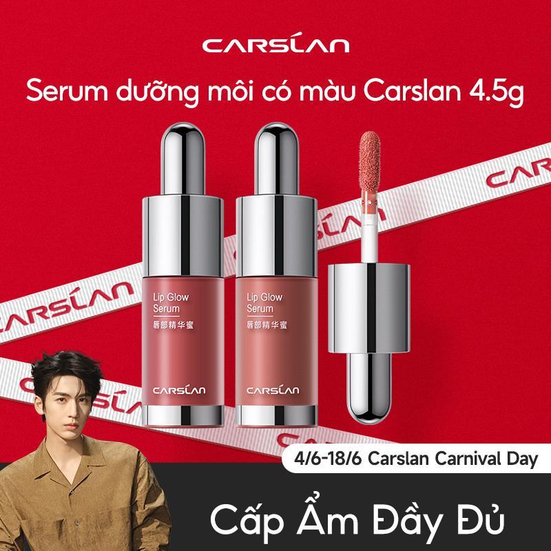 Son tint Serum Dưỡng Môi Carslan, Dưỡng Ẩm Tốt, Son Môi Bóng Nước Tráng Gương, 4.5g