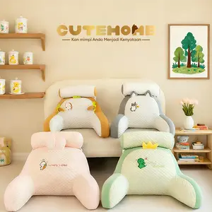 Bantal Punggung Lucu Kartun Bernilai Tinggi Bantal Anak-anak Dewasa Bantal Tidur Kursi Asrama Kantor Sofa Ukuran Kecil 60cm*45cm*20cm & Besar 70cm*50cm*25cm Bahan Berkualitas Tinggi Mudah Dibersihkan