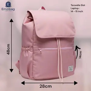 EMZIBAG Tas Ransel Sekolah backpack puffy Jasper Polyester Waterproof 14 Inch MUZA