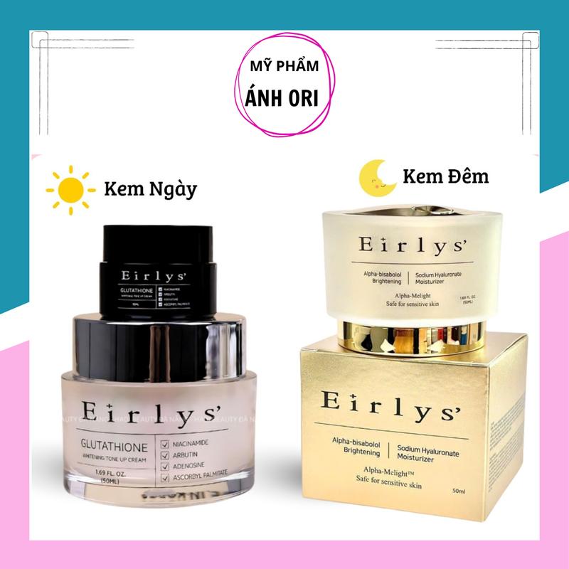  Kem Dưỡng  Da Eirlys Glutathione Whitening Tone Up Cream ngày và đêm  50ml 