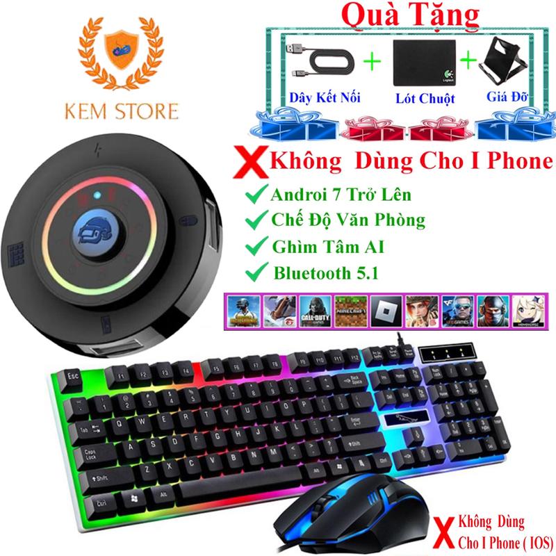 Meying M16 + combo chơi game M16 và bàn phím chuột có led sử dụng cho điện thoại Androi | PUBG LIÊN QUÂN FREE FIRE CFM
