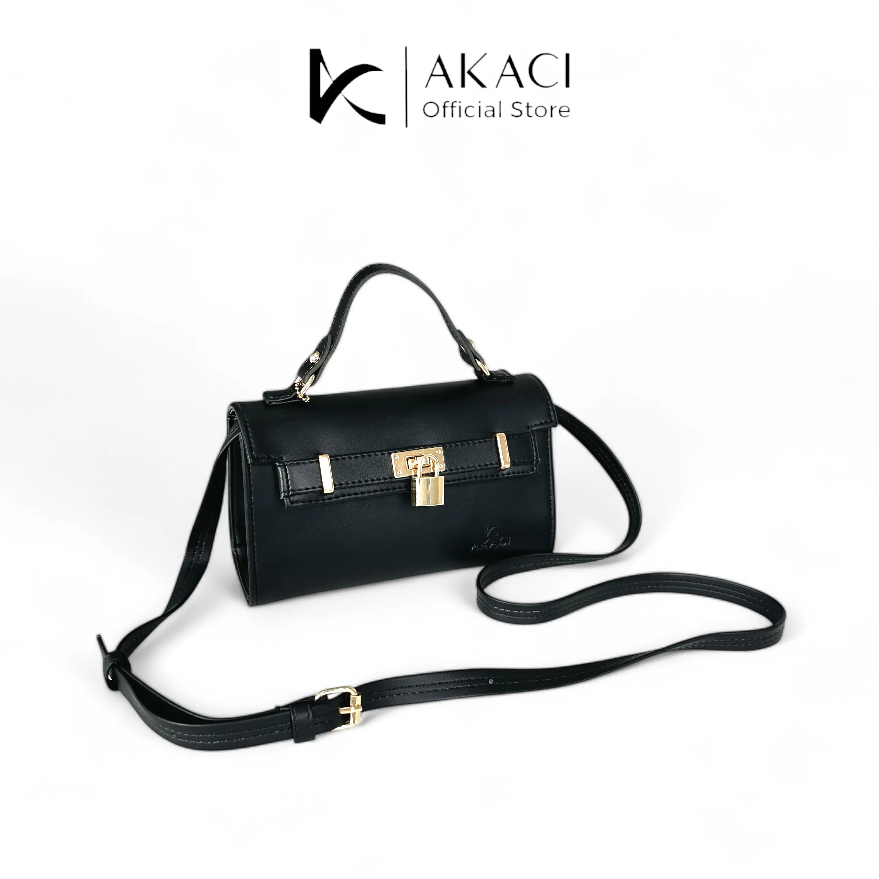 Sling bag wanita RACHEL Akaci 05-8410 Bahan kulit sintetis 1 ruang Terbaru hand bag bisa selempang polos simpel mewah murah
