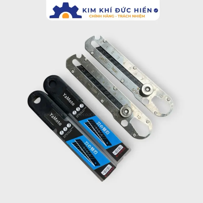 Bộ 2 Dao inox Tặng Kèm 2H Lữoi Dao Thép Sk5, Dao Rọc Giấy Inox, Dao Trổ Đa Năng, Rọc Alu Làm Quảng Cáo. Hàng Chất Lượng Giá Hợp Lí 3