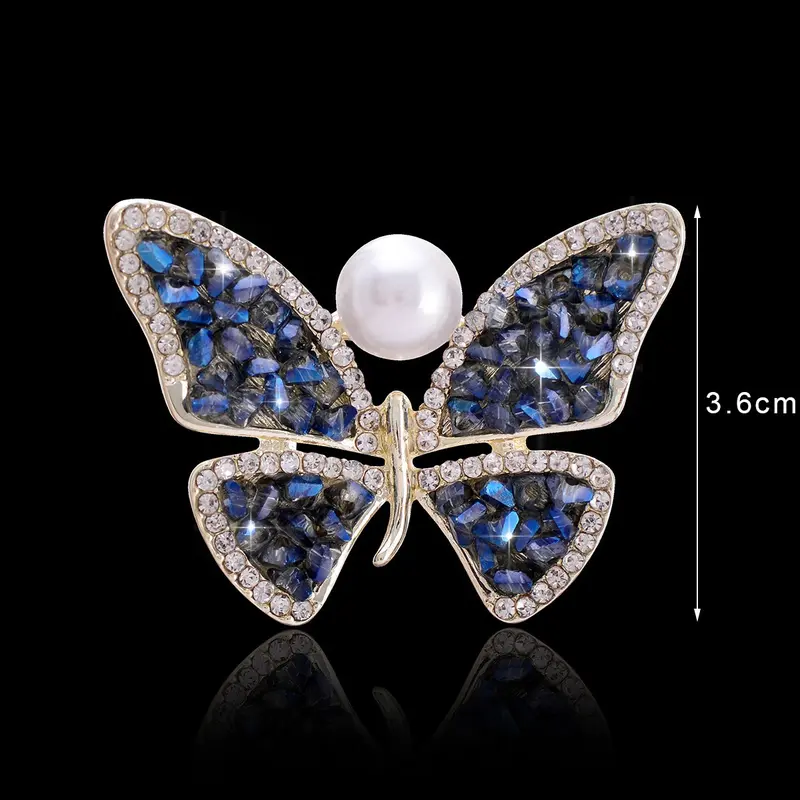 LNG. BROSS HIJAB/PIN HIJAB ACCESSORIES WANITA MOTIF KUPU-KUPU LP-JY00027 Elegan 1