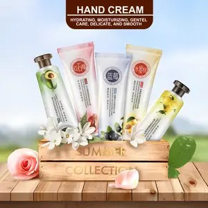 CERIABEAUTYSHOP Paket Murah Dapat 5 pcs Hand cream kirm tangan moisturizing sof fruit lotion harum handcream murah 30gr - Hand Cream/Lotion Tangan Keriput 30gr- Fruit Lotion Moisturizing Gift Nourishing Fragrance