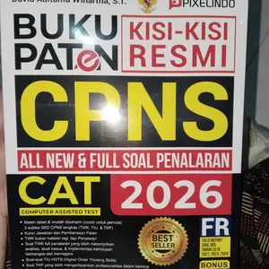 BUKU PATEN LOLOS TES CPNS 2026 (ALL NEW & FULL SOAL PENALARAN) Soft Cover