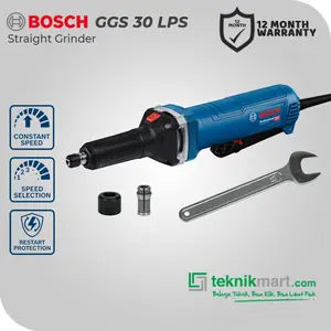 Bosch Straight Grinder + Paddle Switch / Gerinda Botol + Paddle Switch 750Watt GGS 30 LPS
