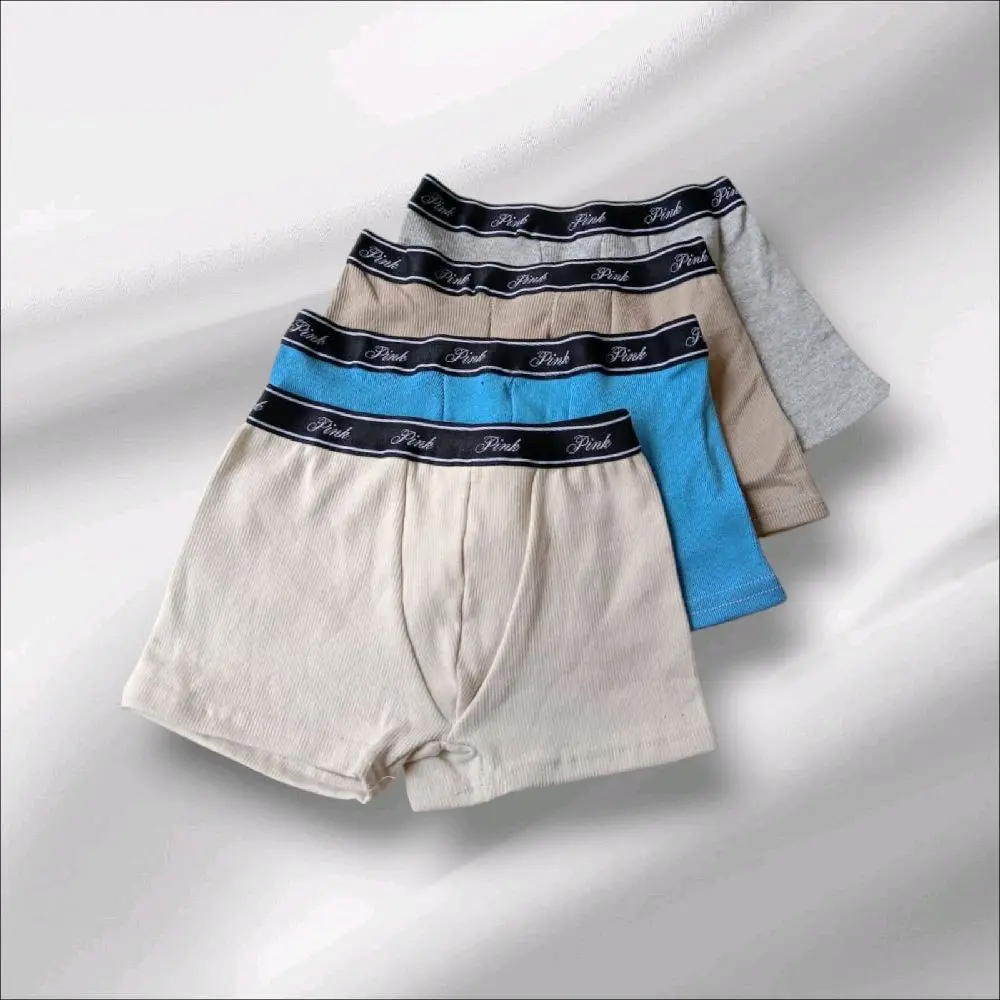 Paket Hemat Celana Dalam Boxer Anak Laki-Laki Bahan Kaos Katun Knit Lembut Nyaman Elastis Motif Menarik Cocok Untuk Sehari-Hari
