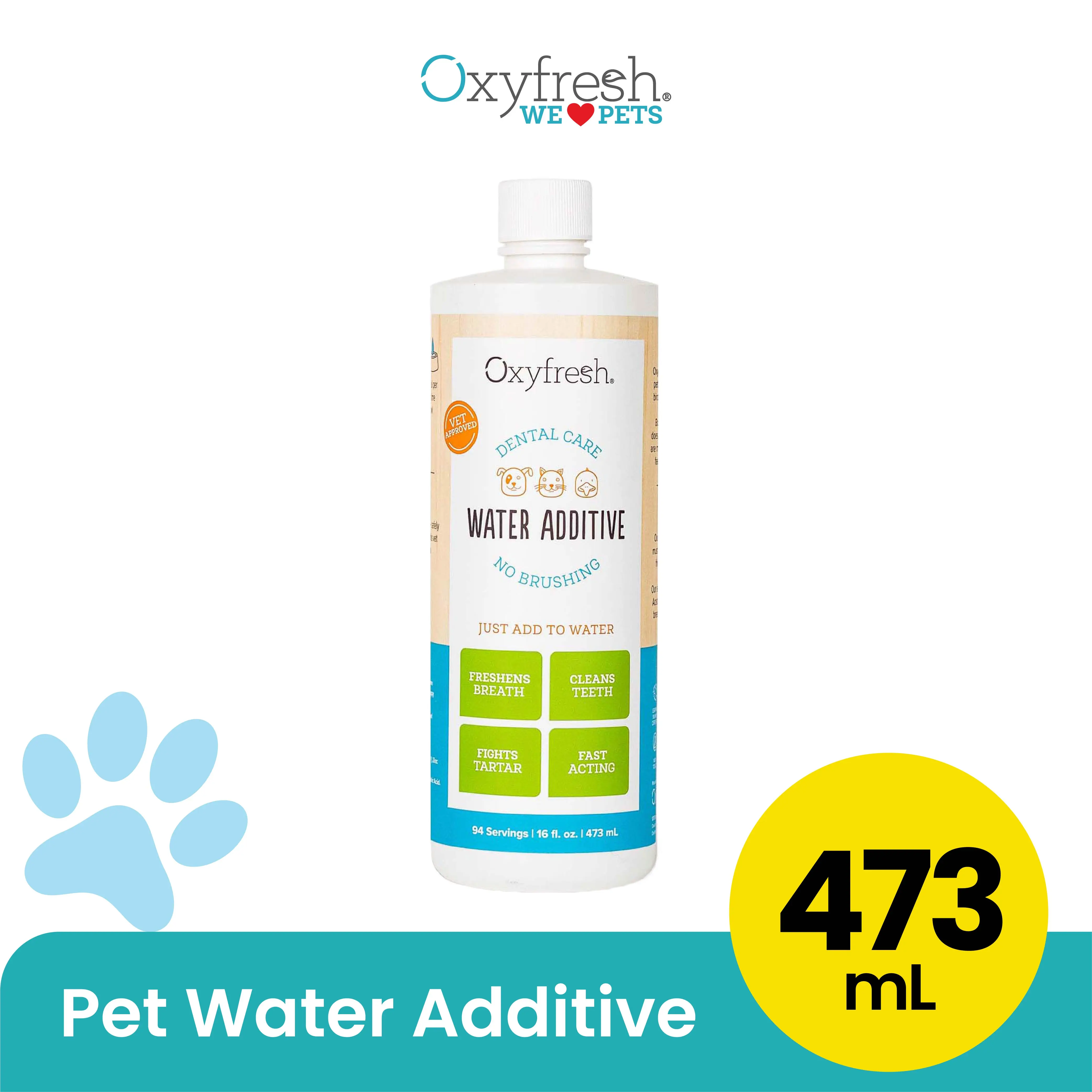 Oxyfresh Pet Water Additive 473ml - Antiseptik Gigi dan Mulut Hewan