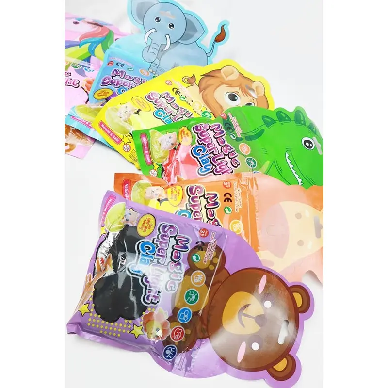 Ⓙ JS 6 SET SUPER CLAY 12 WARNA / SOFT CLAY Mainan Anak Toys 72 PCS LILIN CLAY BANTAL WARNA WARNI slime 4