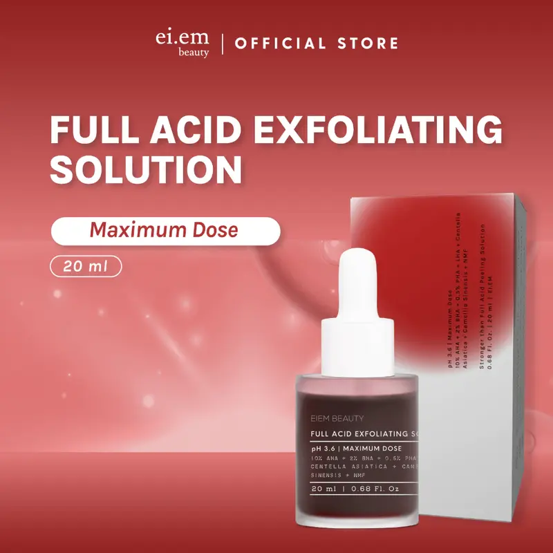 EIEM Beauty Full Acid Exfoliating Solution Serum 20ml 0