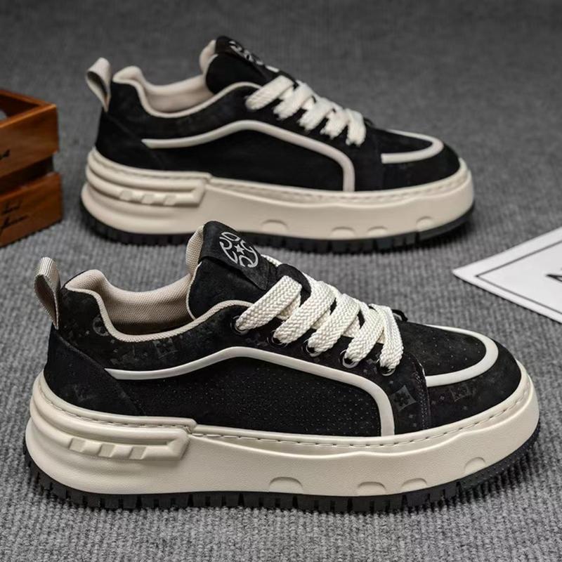 Giày sneaker nam LAKINTA giày thể thao nam đơn giản đế cao su mềm LKT22