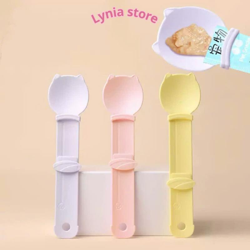 Dụng cụ đẩy/ muỗng ăn súp thưởng cho thú cưng - Tiệm Mèo Moa