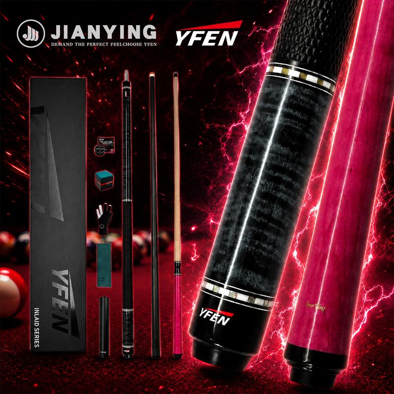 Que bi-a sợi cacbon YFEN T700 M13 kèm que jump mini, bộ đầy đủ cho pool