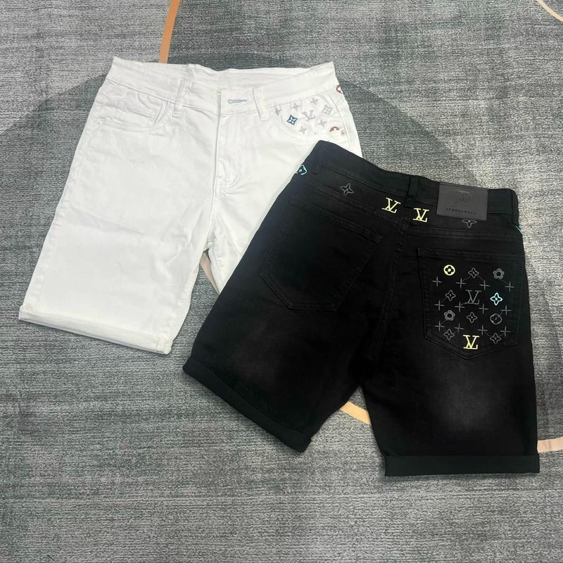 Quần short jean nam đẹp chất jean dày dặn co dãn Hàng quảng châu cao cấp Menswear Pants Có Túi