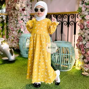 [HEE.DA] GAMIS VANIA / GAMIS ANAK KNIT MOTIF PITA