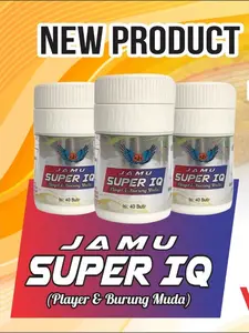 Super IQ Solusi Burung Bermasalah Jamu untuk Burung Muter Susah Gandeng Menclokan Lepas Jalur Ketinggalan Telat Conect Sprint Pelan 40 Butir