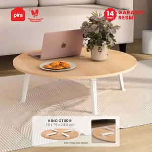 PIRA -  KINO CT80 R Meja Tamu / Meja Lipat / Meja Lesehan / Meja Sudut / Meja Makan Lesehan