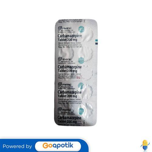 CARBAMAZEPINE MERSI 200 MG STRIP 10 TABLET