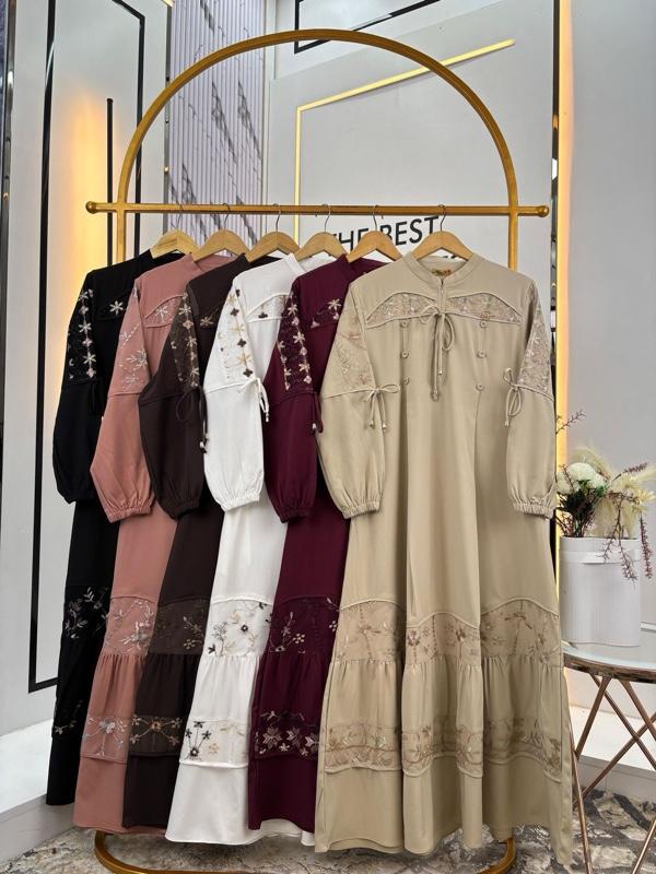 DRESS ANGGUN POLOS  BY NAJWA ANANDI ORIGINAL